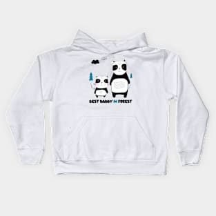 Best Daddy In Forest Panda Edition Kids Hoodie